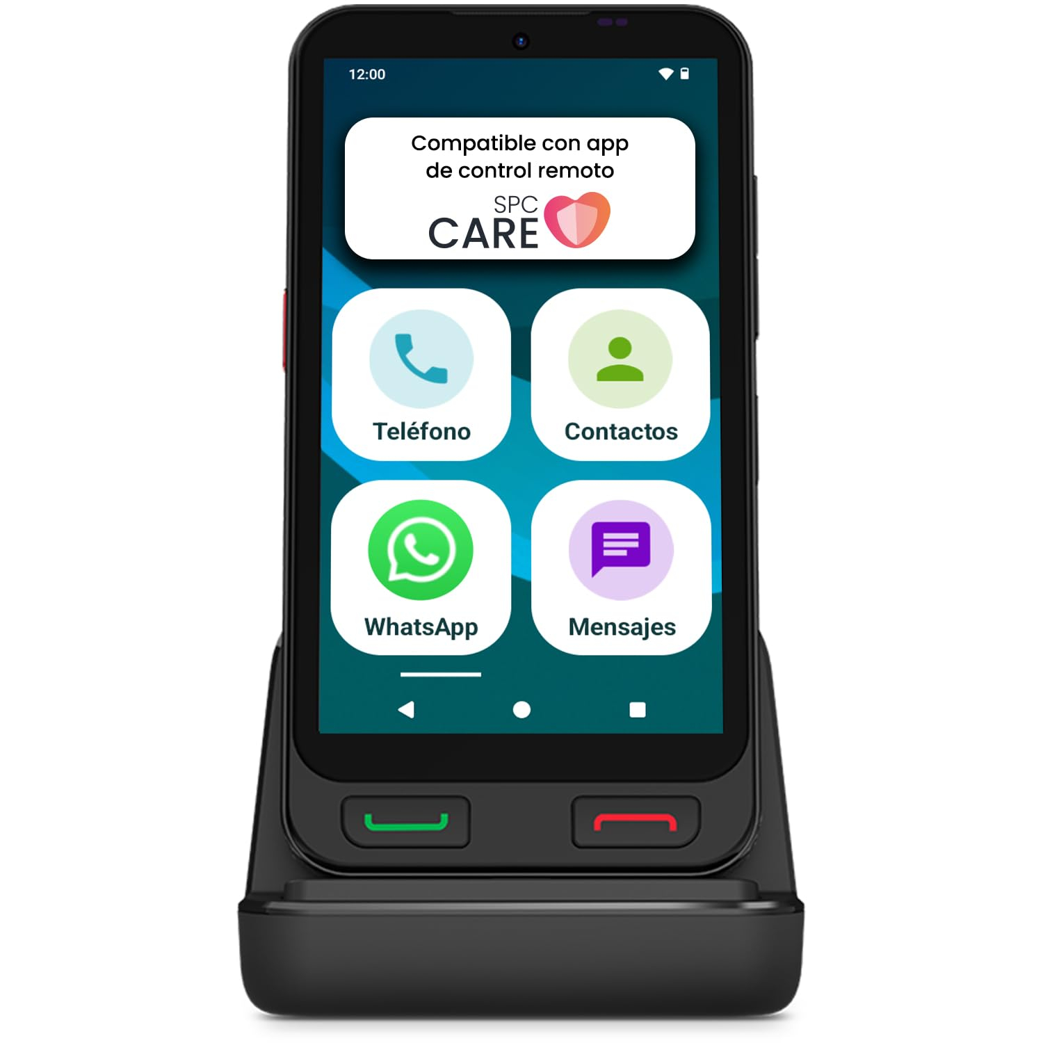 SPC Zeus 2 + Carcasa Smartphone para Mayores - 64GB (Reacondicionado - Como Nuevo)