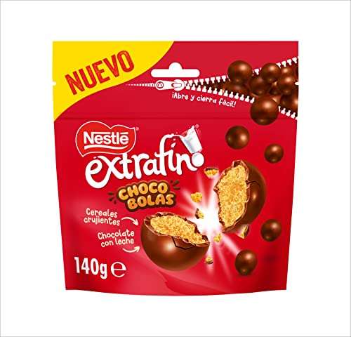Nestle Extrafino Bolas de Chocolate con Leche, pack 10x140g