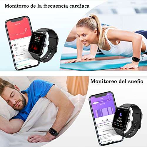 2022 Versión Mejorada] Blackview R3 Pro Smartwatch, Reloj Inteligente  Hombre - Oxímetro (SpO2) | Termometro | Pantalla Grande de 1,69 Pulga »  Chollometro