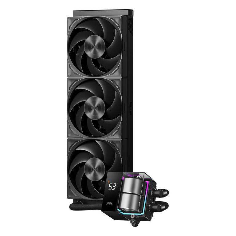PCCOOLER CPS AIO Enfriador líquido para CPU 360 mm, refrigeración líquida para CPU AM4, AM5, Intel LGA 115X/1700/1851/20XX