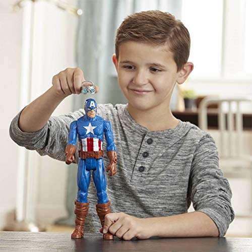 Hasbro Figura Titan Hero Blast Gear Capitán América 30 cm