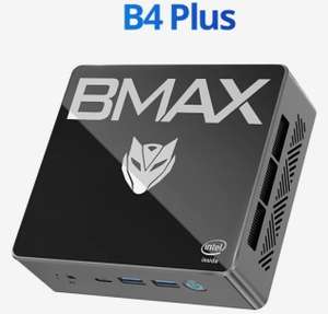 Mini PC BMAX B4 Plus, Windows 11, Intel N100, 16GB, DDR4, 512GB, SSD, 2 x HDMI, 1 x tipo C, compatible con 4K @ 60Hz, 750MHz, Intel UHD