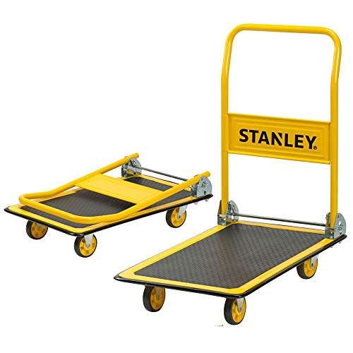 Stanley SXWTD-PC527 Plataforma de Carga 150 kg Steel Platform Truck - Yellow