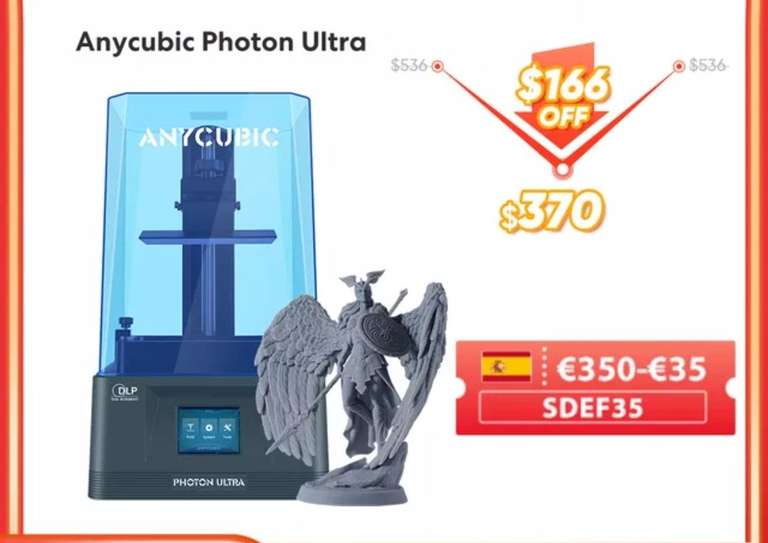 ANYCUBIC Photon Ultra DLP Impresora 3D
