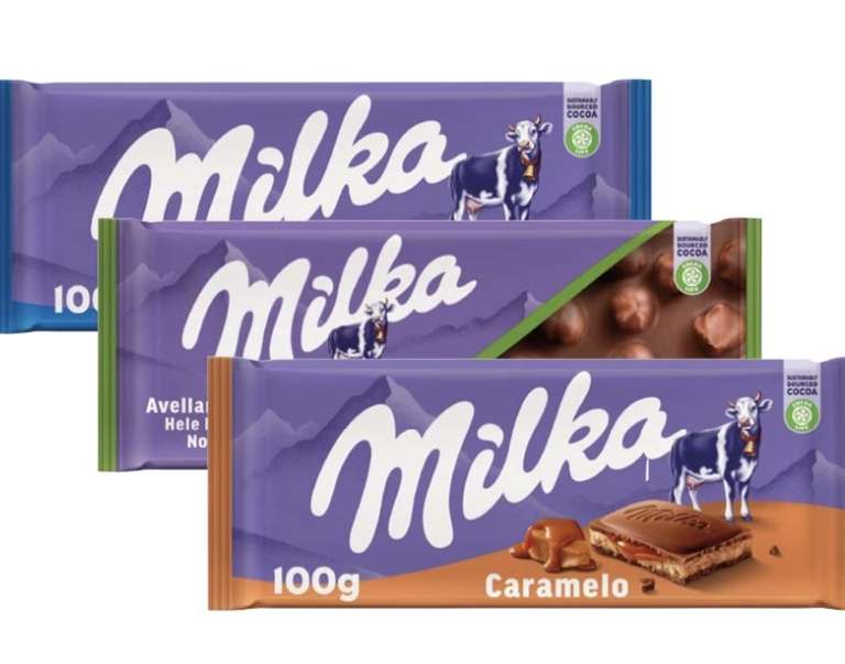 Milka - Avellanas / Caramelo / Oreo [ SOLO TIENDA ] Supermercados BM