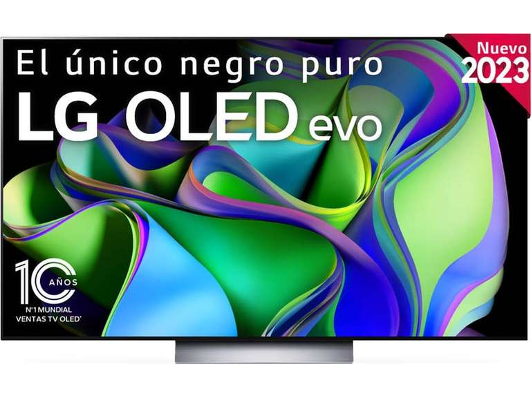 TV OLED EVO 55" LG OLED55C35LA + REGALO 12 MESES FILMIN- 55'' - 120 Hz, 4xHDMI 2.1 @48Gbps, Dolby Vision & Atmos, DTS