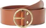 Levi's Athena Cinturón de cuero para Mujer. Disponible en color marrón y negro.