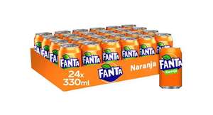 Pack 24 latas de Fanta de naranja
