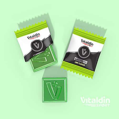 VITALDIN SPORT Power Gummies Electrolytes – 30 x 120 mg Sodio, 90 mg Potasio, 20 mg Magnesio por serving + Vitamina B6 (varios sabores)