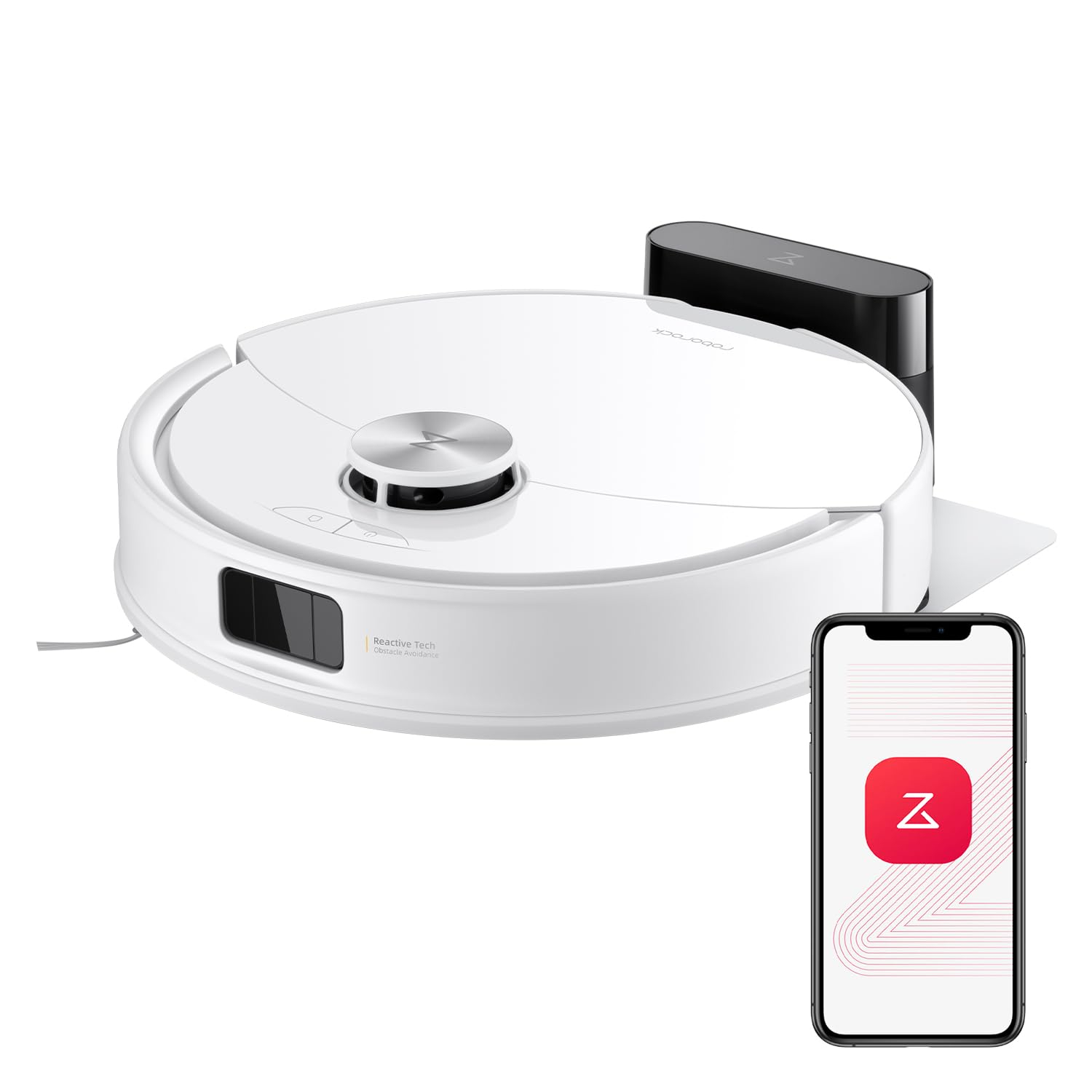 roborock Q10 S5 Robot Aspirador y Fregasuelos Succión HyperForce de 10000 Pa, Robot Vacuum con Doble Sistema Antienredos, Navegación PreciS