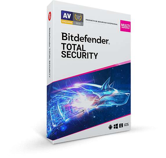 79% Bitdefender 1 año : vpn 14,99 € + Total Security 17,99 €