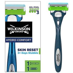 Wilkinson Sword Hydro Comfort - Maquinilla de Afeitar de 3 Hojas para Barbas de hasta 7 Días