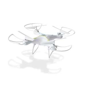 Dron MAX |Mando a Distancia | 4 Ejes | Autonomía de Vuelo | Tres Velocidades | Color blanco