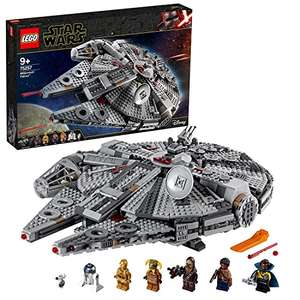 LEGO 75257 Star Wars Halcón Milenario, Jueguete de Construcción, Nave Estelar con Mini Figuras R2-D2
