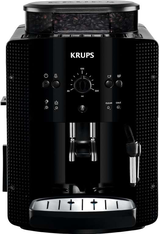 Krups Roma EA810870 - Cafetera superautomática, 15 bares, molinillo de café cónico de metal, con selección de cantidad e intensidad de café