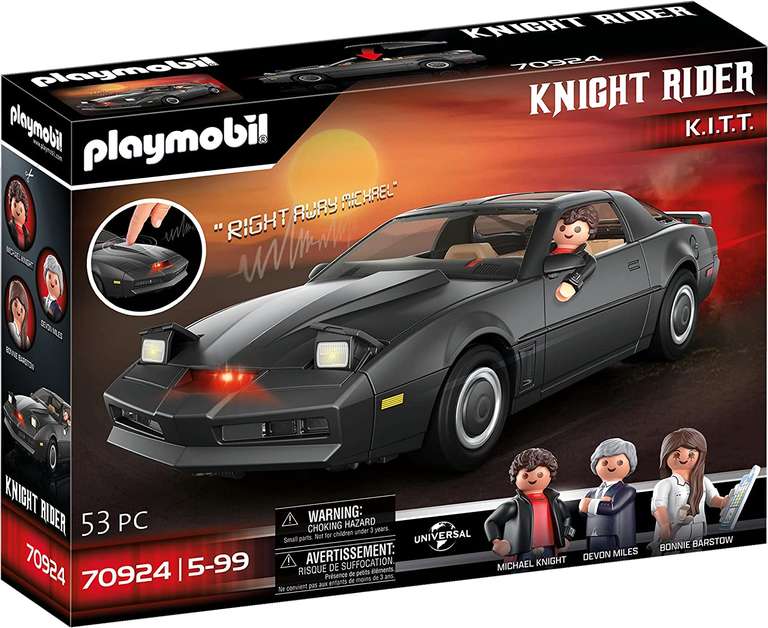 Playmobil - Knight Rider: El Coche fantástico [Con luz y sonido originales]