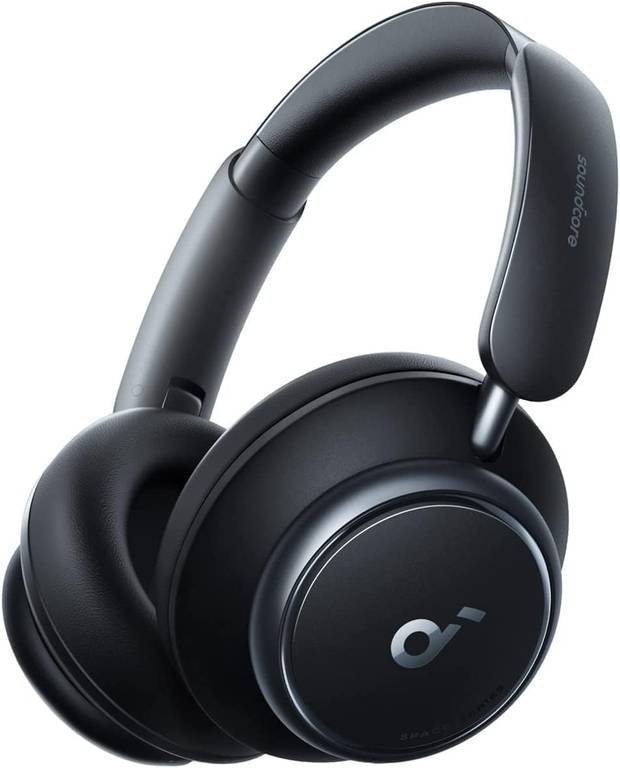 Soundcore by Anker Space Q45 Cascos Inalámbricos Cancelación Ruido Activa Adaptativas , LDAC Hi-Res Audio Inalámbrico, ENVIO GRATIS PRIME