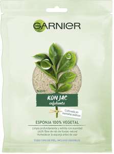 Garnier Bio esponja exfoliante de konjac (tiendas Primaprix)