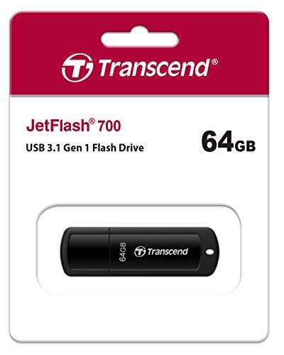 Transcend USB JetFlash 700 - 64GB, Memoria Flash USB 3.1