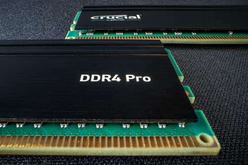 Crucial Pro RAM 64GB (2x32GB) DDR4 3200MT/s (o 3000MT/s o 2666MT/s) Kit de Memoria de Escritorio CP2K32G4DFRA32A