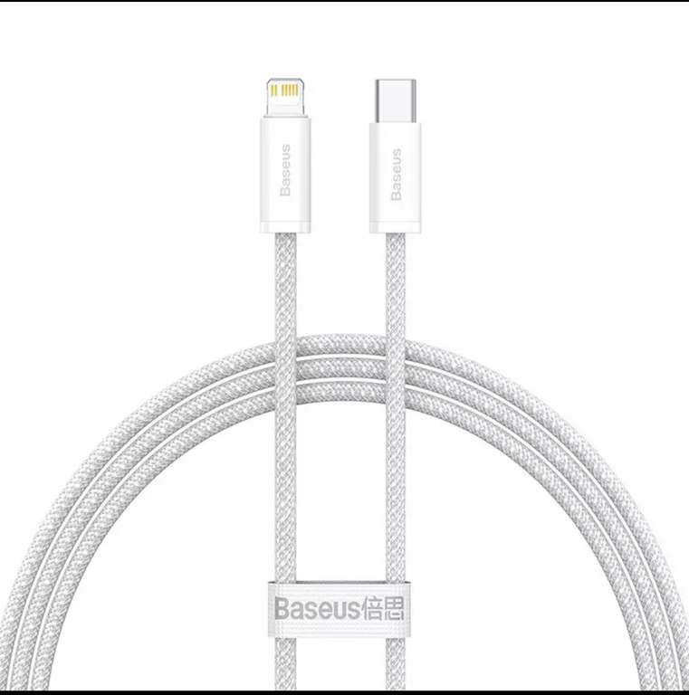 Baseus-Cable USB tipo C de carga rápida para iPhone
