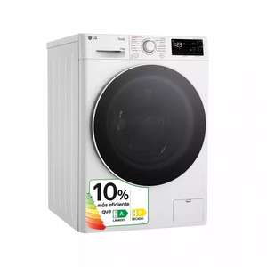 Lavasecadora inteligente LG 9/6kg , 1400rpm, Un 10% más eficiente que A, secado D, Blanca