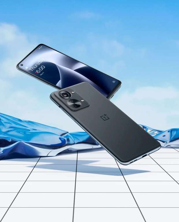 OnePlus Nord 2T 5G - 8/128GB, MediaTek Dimensity 1300, AMOLED 6.43" FHD+, Cámara triple, 4500mAh, SUPERVOOC 80W - Smartphone