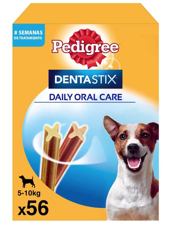 Pedigree Dentastix - 56x Snack Dental para la Higiene Oral de Perros Pequeños