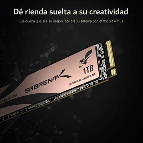 SABRENT PS5 SSD 1TB, M.2 SSD 1TB Rocket 4 Plus 7100 MB/s