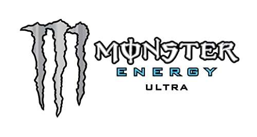 4x MONSTER ENERGY Ultra White