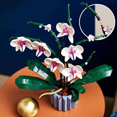 LEGO Icons Orquídeas, Flores Artificales