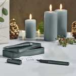 Set de regalo con pluma punta M y bolígrafo con carga XB color muérdago Faber-Castell