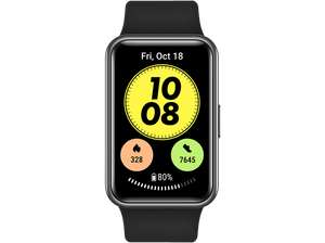 Huawei Watch Fit New, 21 cm, AMOLED 1.64", GPS, 5ATM, Medición oxígeno en sangre, Negro