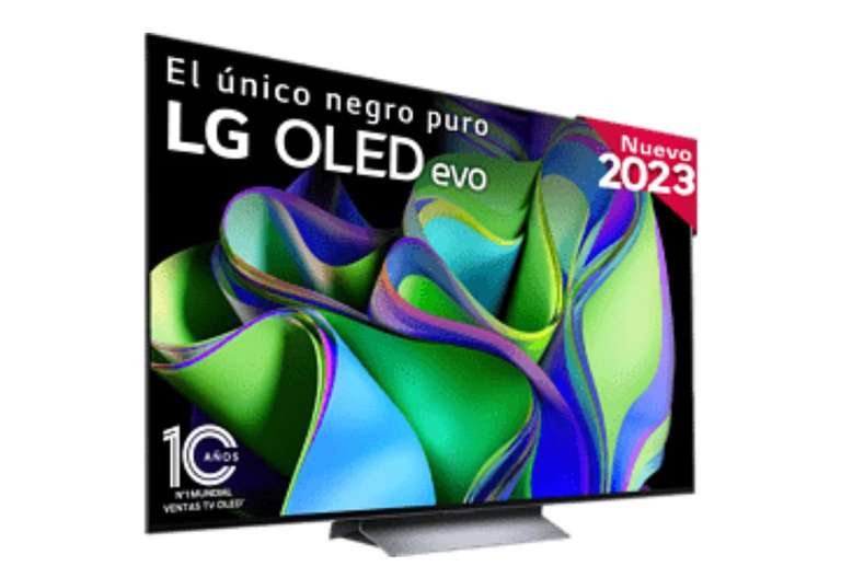 TV OLED 65" - LG OLED65C35LA, UHD 4K, Inteligente α9 4K Gen6, Smart TV + 400€ Reembolso