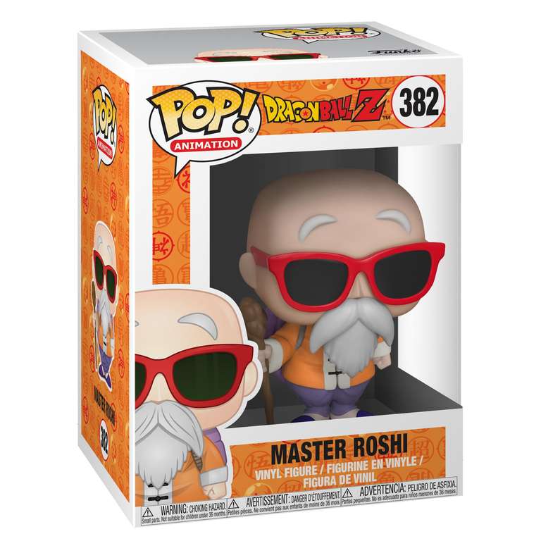 Funko Pop! Animation: Dragon Ball Z- Master Roshi w/ Staff