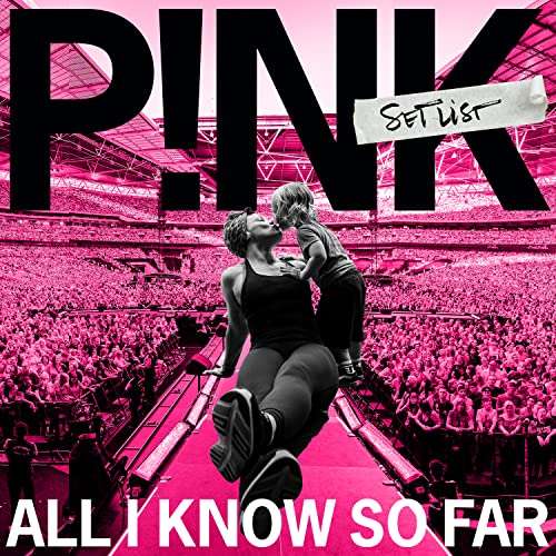 Album formato CD, en directo Pink Set List "All I know so far"
