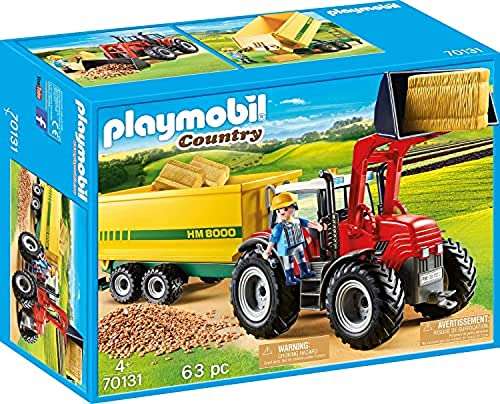 PLAYMOBIL Country Tractor con Remolque