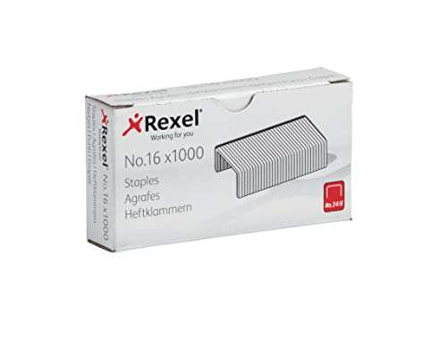 Caja 1000 grapas 24/6 galvanizadas REXEL 6121