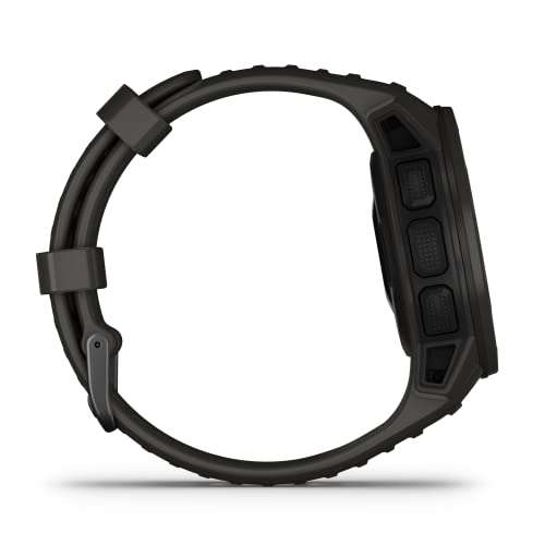 Amazon Italia - Garmin Instinct Tactical Solar, Reloj GPS resistente con carga solar y funciones tácticas - Negro