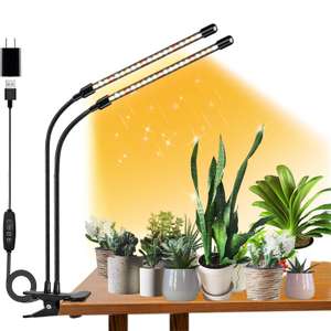 Lámpara de Crecimiento de Plantas, Luz de de Espectro Completo + 5% Cupón