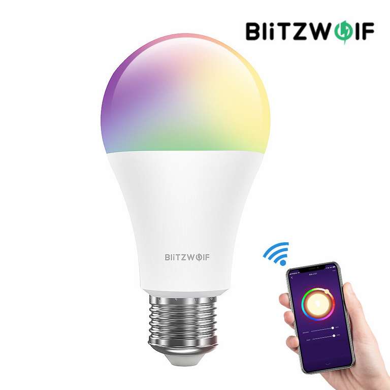 Pack de 3 bombillas inteligentes BlitzWolf BW-LT21 - Desde España