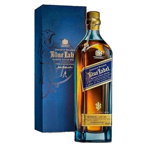 Johnnie Walker Blue Label Whisky Escocés - Estuchado, 40% Vol, 70cl