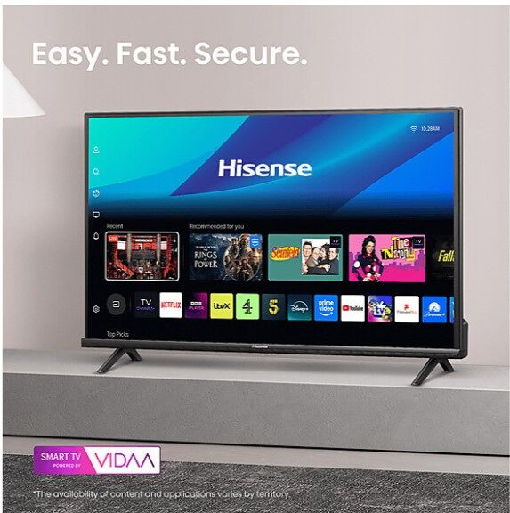 Smart TV QLED 85" Hisense 85E7Q 4K, HDR10+, Dolby Vision/Audio, VIDAA