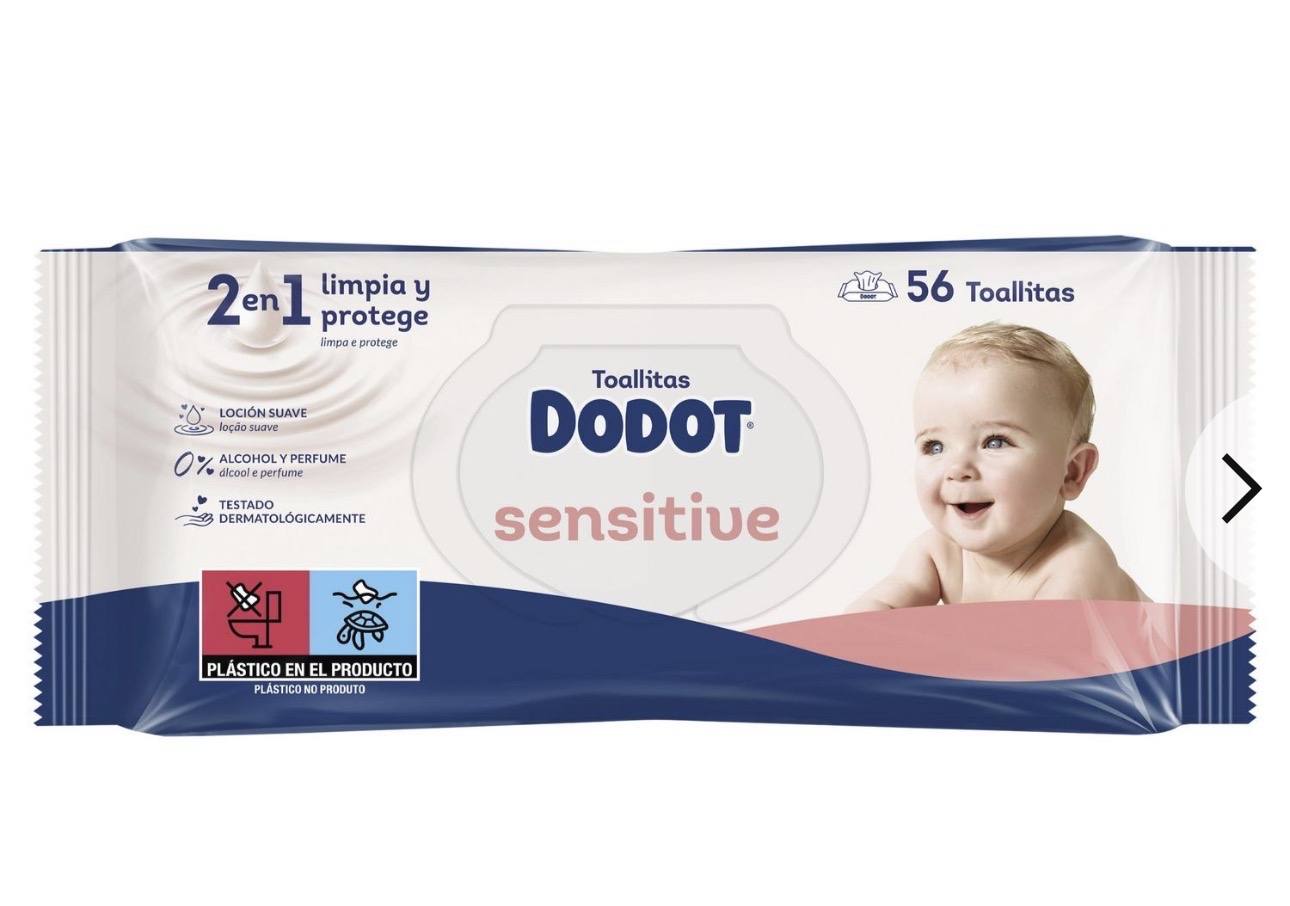 Toallitas de bebé Dodot Sensitive 162 Unidades