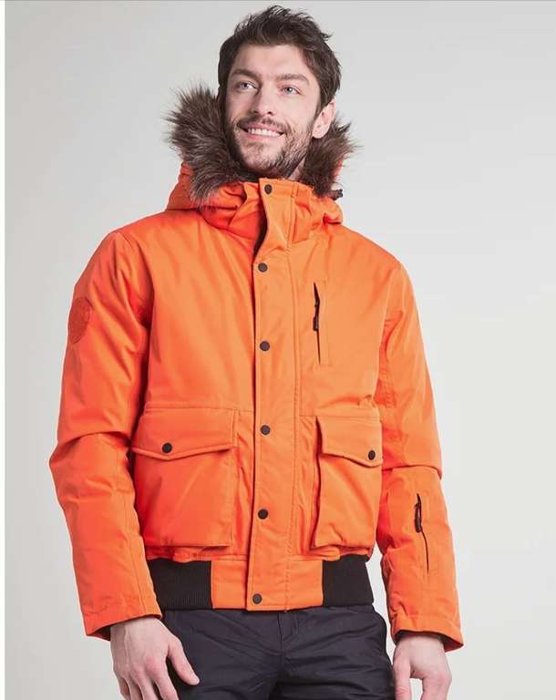 Superdry EVEREST DOWN Chaqueta de esquí naranja talla S a XL (-10€ LEER DESCRIPCION)