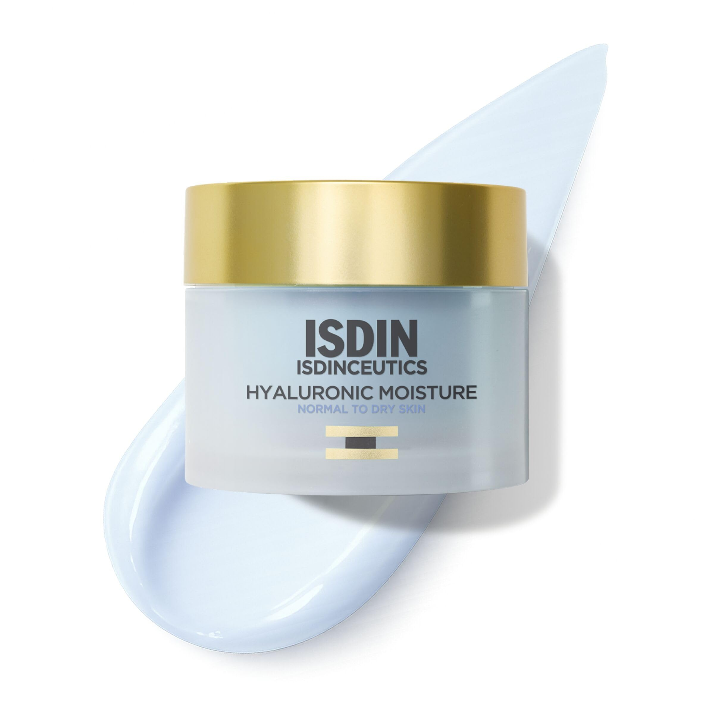 ISDIN ISDINCEUTICS Hyaluronic Moisture Normal, Crema Facial Hidratante de Textura Ligera con Ácido Hialurónico, 50G