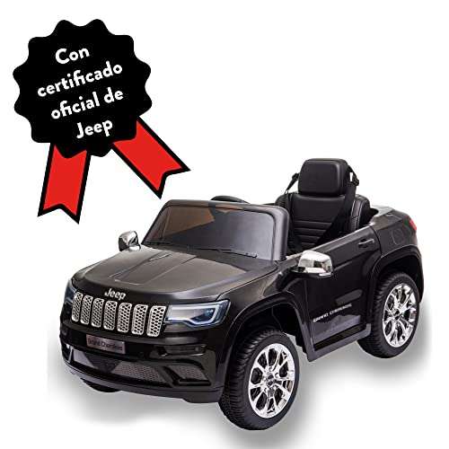 FEBER – Jeep Cherokee negro 12V R/C, coche eléctrico (tb disponible el Audi por 159€)