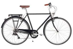 Bicicleta urbana eléctrica REACONDICIONADA Capri Berlin negro 7V B-Stock