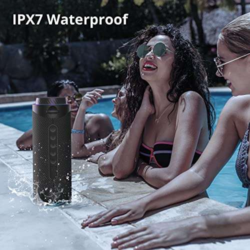 Tronsmart T7 30w Altavoz Portátil Bluetooth 5.3, Luces Led y Protección Agua IPX7- Cupón 25%