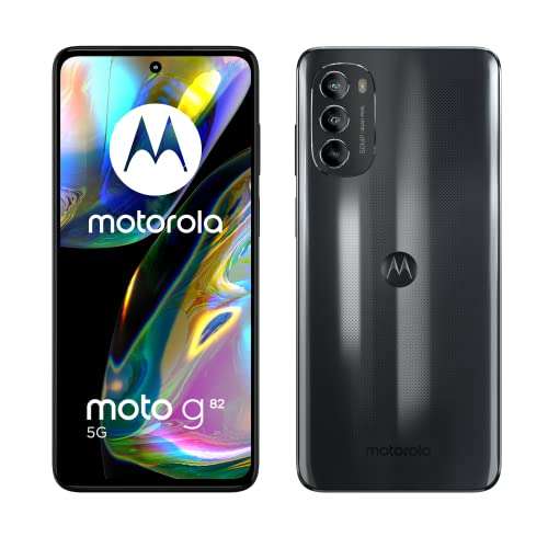Motorola - Moto g82 5G (6+128GB, Pantalla OLED de 6.6" 120 Hz, Cámara OIS 50 MP, Snapdragon 695, 5000 mAh, DualSIM). Gris o Blanco